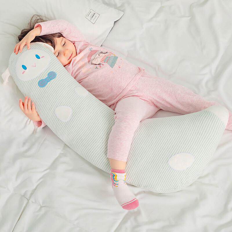 儿aiside2童长条抱枕男孩女孩安抚头睡觉床夹腿侧枕睡孕妇靠上枕