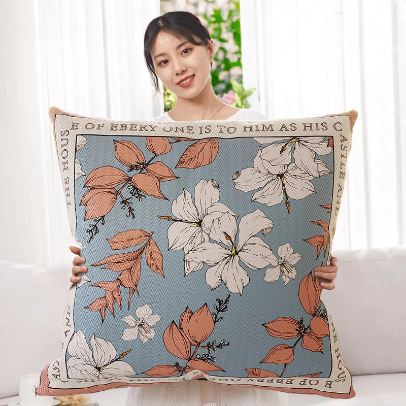 轻奢抱枕沙发客厅床头靠背垫腰枕抱枕套60x60大枕头超大尺寸靠枕