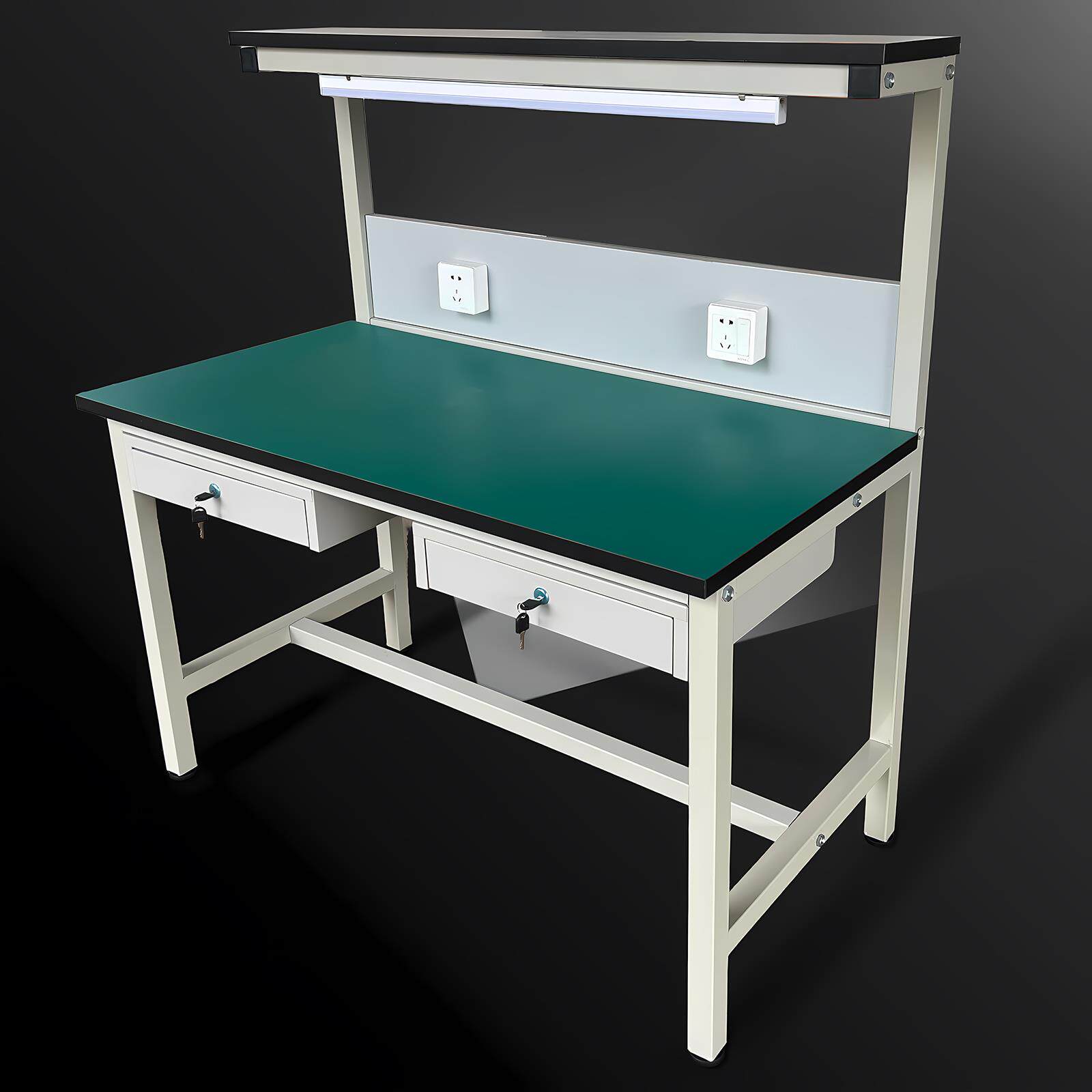 防静电工作台带灯工厂车间流水线 线实验室装配维修组装检验桌工