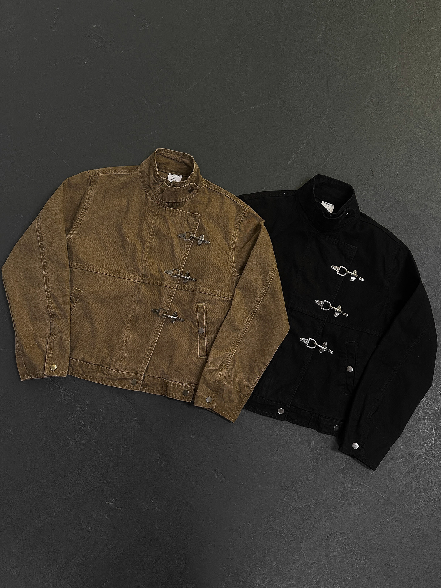 Gray Dreams Airplane Buckle Jacket