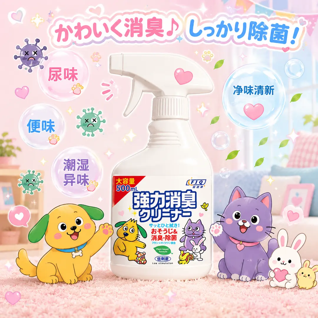 福家清宠物除臭喷雾强力消臭净味