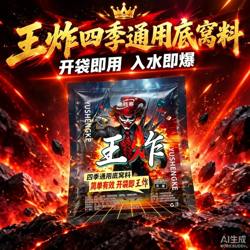 渔胜客王炸窝料长效留鱼开袋即用
