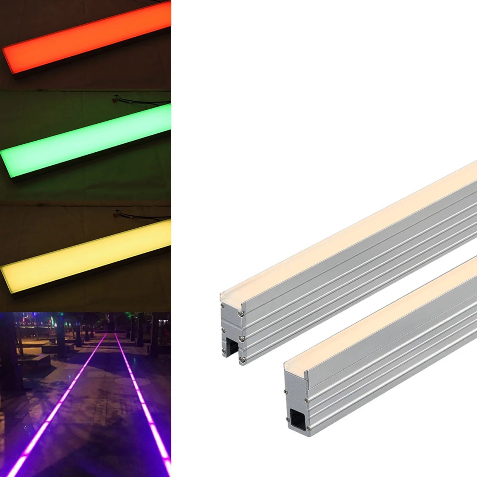 户外防水嵌入式LED线条地砖灯
