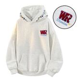 卫衣帽衫 美式 基础趣味刺绣字母宽松潮流上衣男女连帽重磅长袖 外套