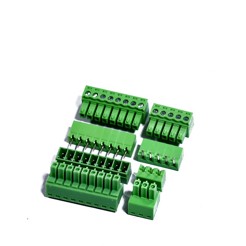 KF2EDG-3.5MM插拔式15EDG pcb接线端子弯/直针+插座2/3/4/5/9/12P