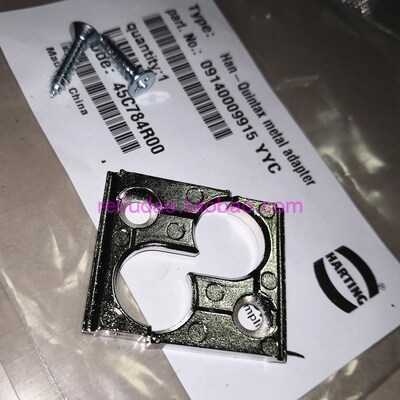 HARTING连接器09140009915圆形支架HAN-Quintax-metal-adapter新