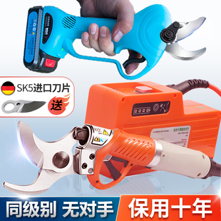 电动修枝剪充电式强力进口专用剪刀果树粗树枝剪子水管锂电剪枝机