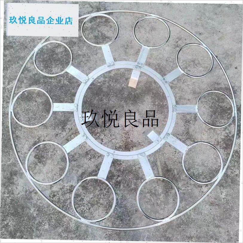 农村旋转柴火架火锅架柴火灶转A转锅火坑架多功能转盘地火炉烧烤,