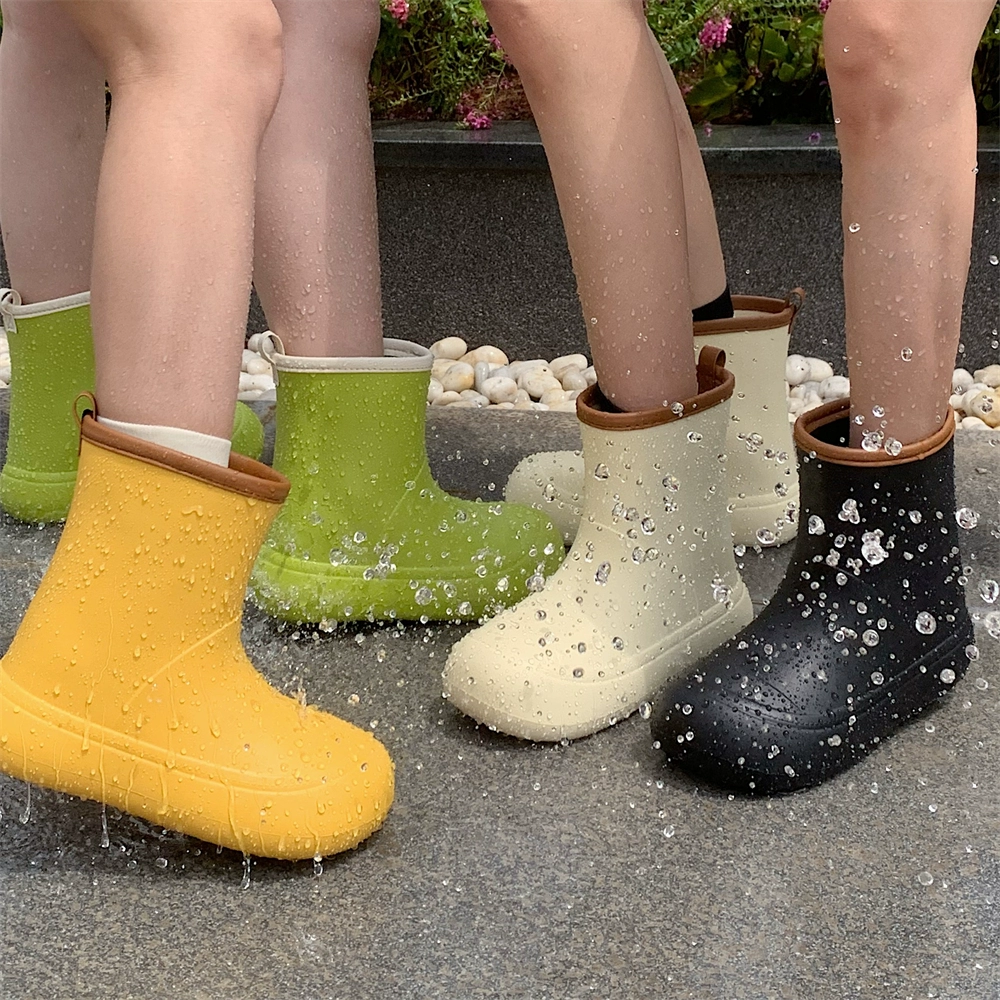 雨鞋儿童2025新款女孩男孩幼儿园专用雨靴高帮防水防滑上学专用