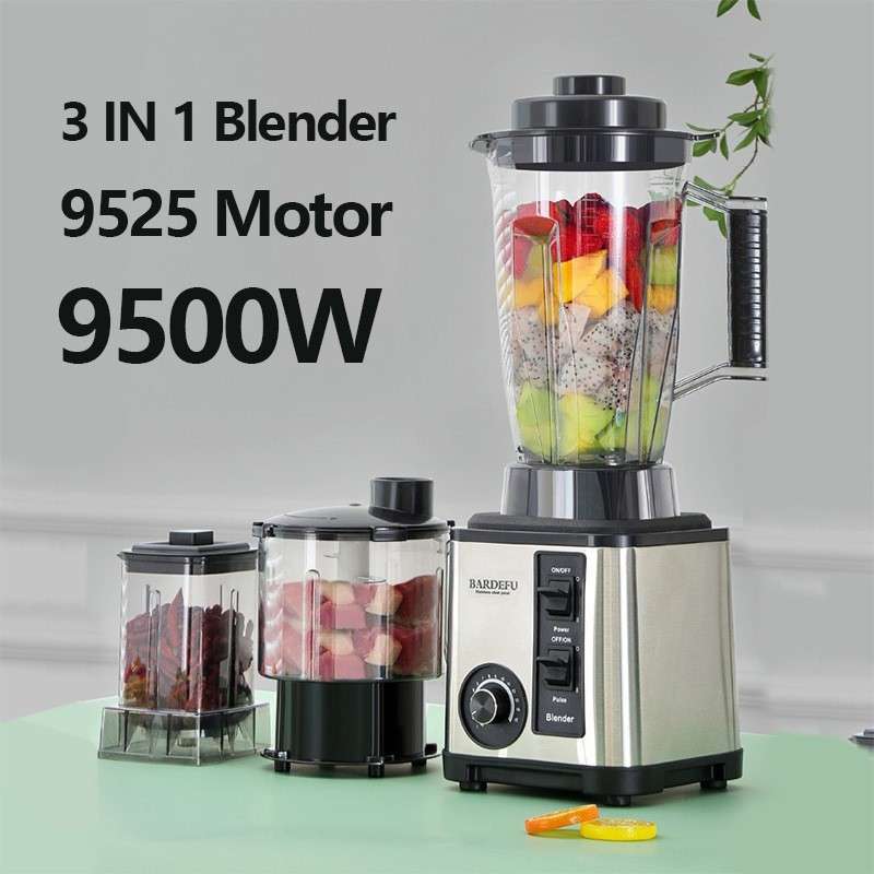 3L3in1blender家用大容量不锈钢破壁榨汁机搅拌机料理机高转速
