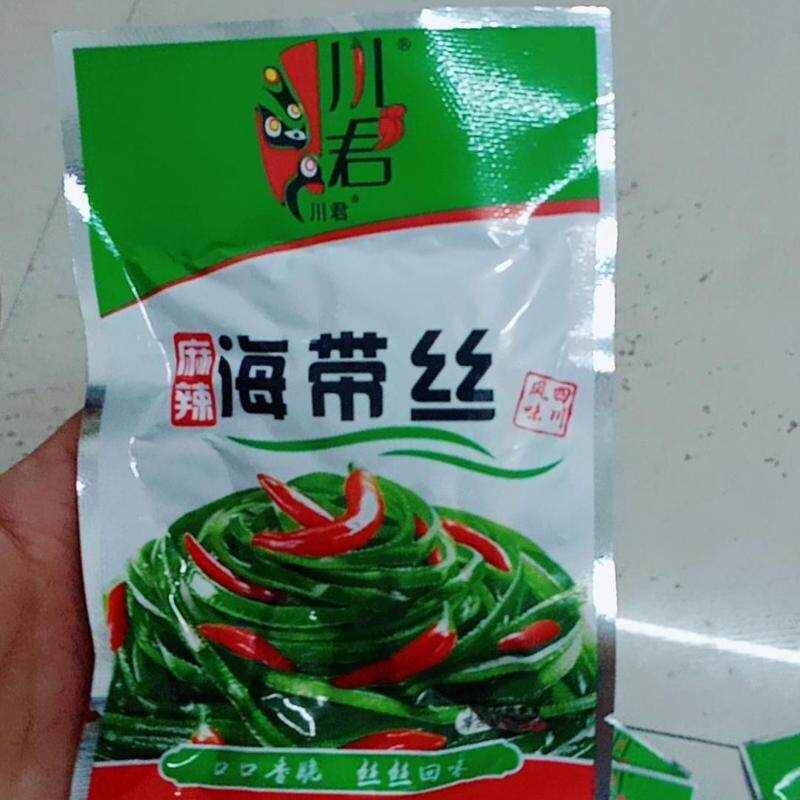 川君麻辣海带丝开袋即食香辣零食小吃咸菜海藻海带丝小包装下饭菜