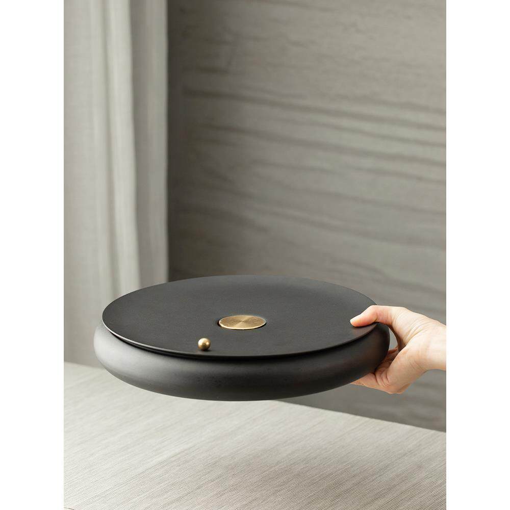 万仟堂茶盘家用储水式茶盘简约日式茶托盘沥水储水式茶盘西江月