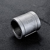 304 精铸内丝内螺纹直接4分6分1寸2寸 316不锈钢内丝管箍铸造内