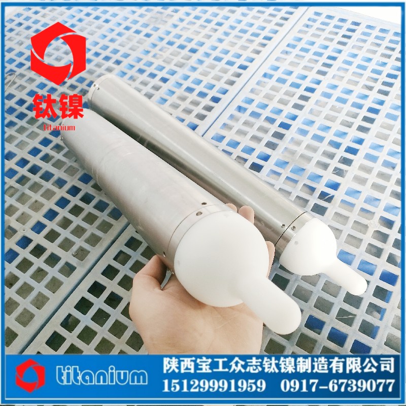 水下声呐舱钛金属信标舱钛合金浮标电子舱TC4水下耐压舱钛电源舱