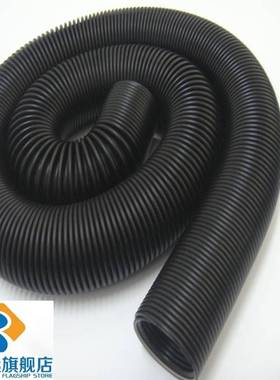 25 32 38 50 70 弹簧管拉伸10M黑色PV钢丝软管吸尘管工业软管风管