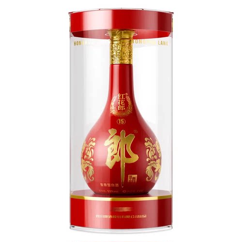 郎酒红花郎十五(15) 53度酱香型白酒 1.65L*1坛装 新老款随机