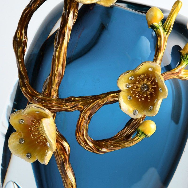 高档大气珐琅彩琉璃花瓶电视柜酒柜客厅轻奢M高级感摆件家居装饰,家居饰品,装饰摆件,淘宝优惠券,粉丝福利购,淘宝优惠卷