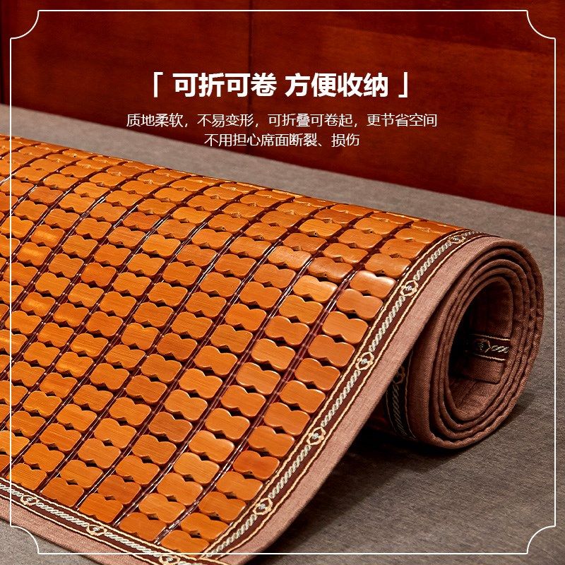 夏季麻将席可折k叠1.8米床垫席子单双人学生宿舍麻将块竹凉席,床上用品,竹席,淘宝优惠券,粉丝福利购,淘宝优惠卷