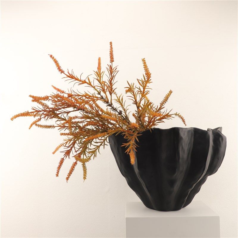 欧式创意树脂荷叶插干花花瓶摆件客厅样板房电P视柜茶几家居装饰,家居饰品,花瓶,淘宝优惠券,粉丝福利购,淘宝优惠卷