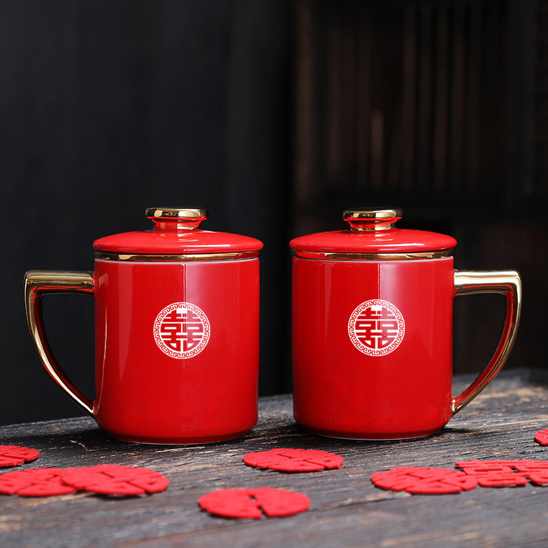 结婚送礼情侣对杯马克杯婚庆红色一对水杯茶杯P新婚送闺蜜礼品套,节庆用品/礼品,创意礼盒/礼品套组,淘宝优惠券,粉丝福利购,淘宝优惠卷