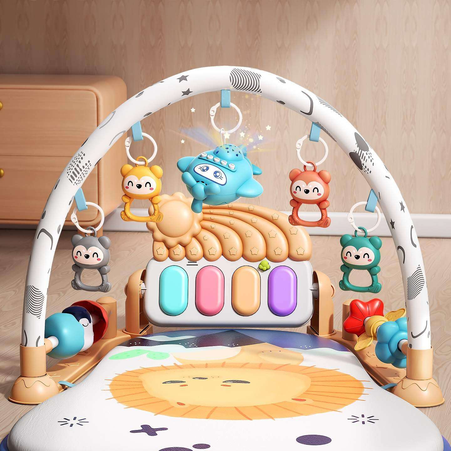 脚踏钢琴婴儿玩具0到6个月健身架器新生幼宝宝1一3岁小龄2早教三4,五金/工具,深沟球轴承,淘宝优惠券,粉丝福利购,淘宝优惠卷