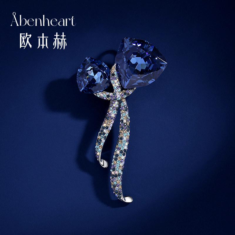 Abenheart星萦双生胸针2026年高级感别针男女士胸花轻奢大牌礼物