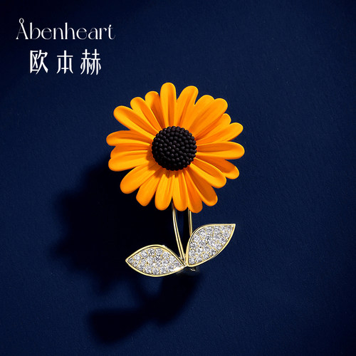 Abenheart气质小众设计别针高档