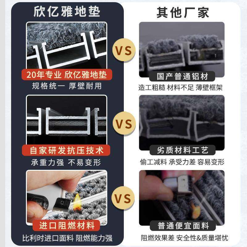 铝合金防尘音地垫商铝合金地用地垫酒店门口嵌入式静地毯G门垫进O,居家布艺,地毯,淘宝优惠券,粉丝福利购,淘宝优惠卷