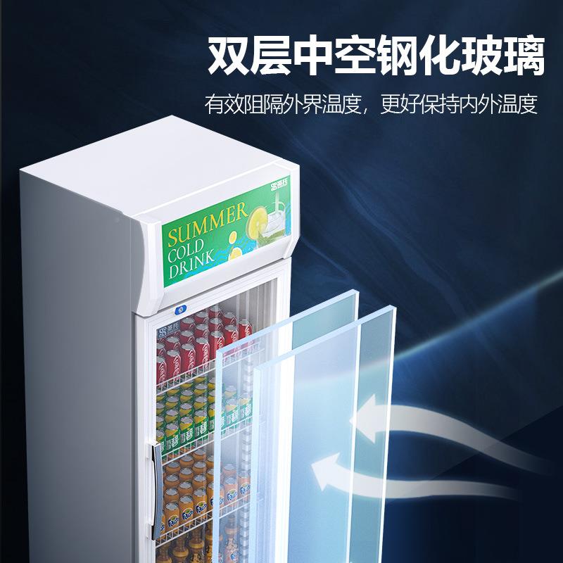 托冷藏展柜便利店示柜水果圣保柜超市啤酒柜MMG鲜双门饮料柜立式
