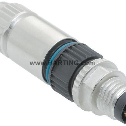 HARTING 浩亭 21021511405 公头 插针 直M8金属接头 连接器