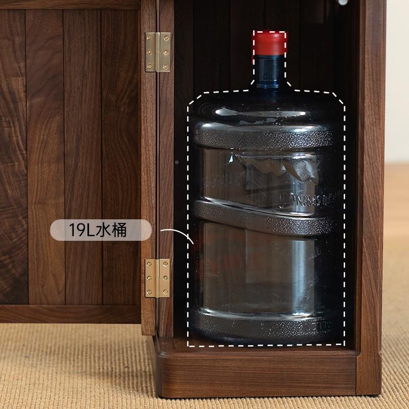 有胡清堂桌黑桃木实茶椅OPM套装办公室岩板木茶桌客厅大板茶台