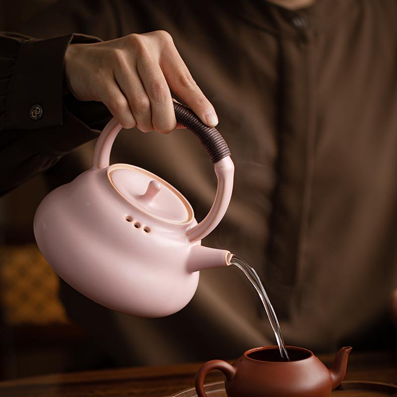 蜡烛煮茶炉暖花茶日式梁XUZ提壶陶瓷烤温底座加热炉保温明火茶器