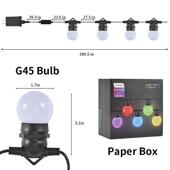 厂家直销电18546商防水防风防晒32V低压E7灯米串灯1520个户外头线