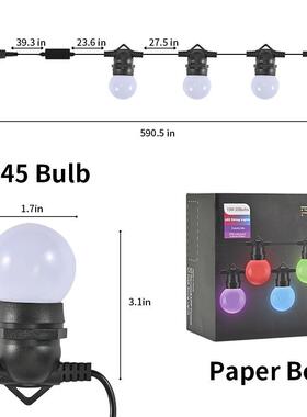 厂家直销电18546商防水防风防晒32V低压E7灯米串灯1520个户外头线