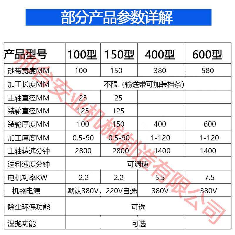 砂环保加RPC水磨磨小型平拉面拉丝机平面砂湿带打磨机不锈钢丝机