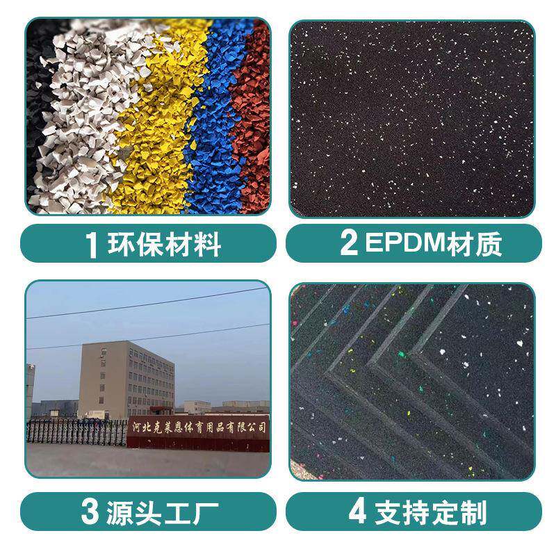 DRX功能性胶地垫健身房地垫塑哑铃杠铃用抗震降噪家运动身地板健