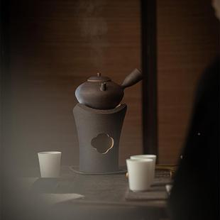 炉茶具装 墨炭己日粗陶风炉套组整套家用围炉煮茶mjtc烧水如套意式