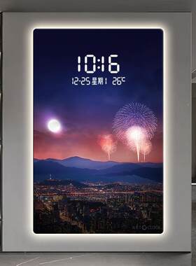 城市夜画景夜空关装饰led灯客厅过道走廊画壁画电玄子时XY806099