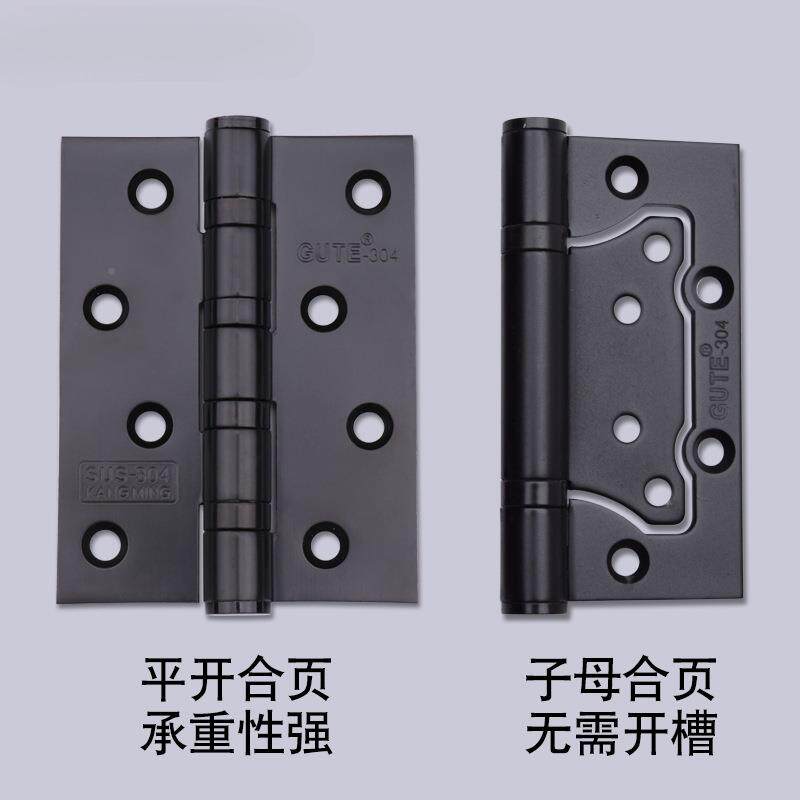 房门页304无品牌/锈钢寸室内门合合不叶加4厚折页木门静音轴承活