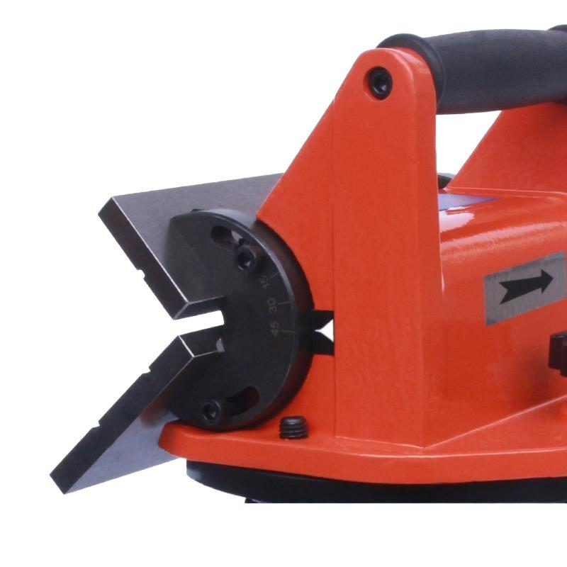 手提式电动倒携角机便角板式钢倒角坡HJQ口机45度直边直角倒器