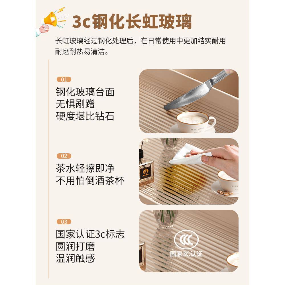 可移几动茶几客厅家用沙发边侧头边柜置架无品牌/带轮物感铁艺床