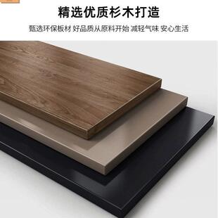 移%全实木衣柜家用34722卧室拉门$主卧&灰色出租房&杉木衣推橱门