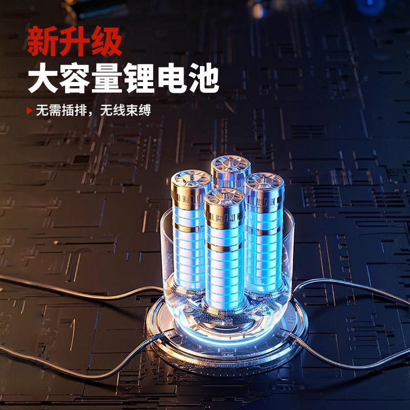 RCR迷你便式锂电角磨机电动手多持石久木材切割机持续航一机携用