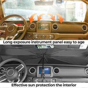 21代牧马人J汽车自动遮阳伞车内挡风四玻璃折叠伞兼容专车专用L44