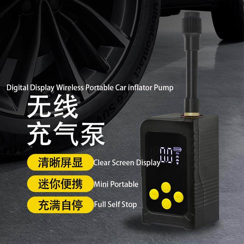 迷你地山动公路自行车打气泵外户骑行智能便携电充气泵轮胎NYM打