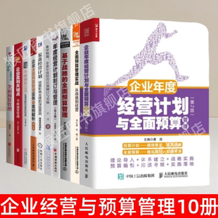 【企业经营与预算管理10本套】正版年度经营计划制订与管理+设计利润：企业年度经营计划制订与实施+复盘经营计划+ROE预算管理速发