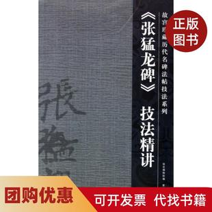 【正版书籍】张猛龙碑技法精讲故宫珍藏历代名碑法帖技法系列陈津迪|姚建杭紫禁城