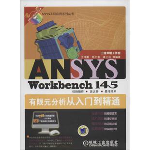 分析从入门到精通含1DVD王泽鹏机械工业出版 ANSYSWorkbench145有限元 书籍 社 正版