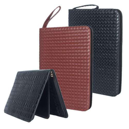 商务办公礼品笔套PU材质钢笔收纳套笔帘笔包笔袋收纳袋48支装笔袋