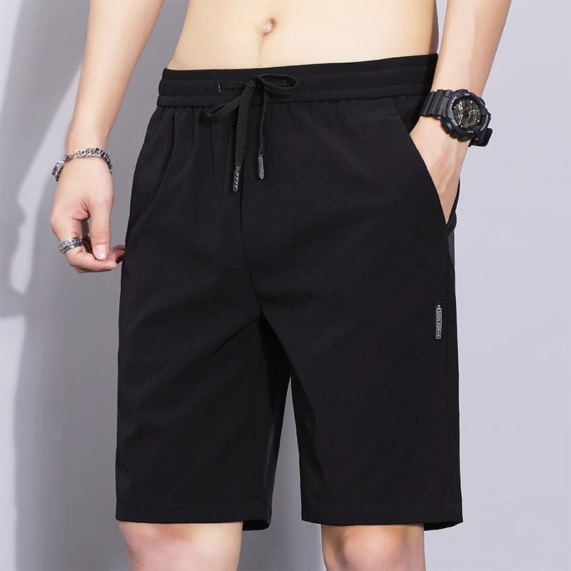 夏季五分冰丝休闲短裤男士大裤衩
